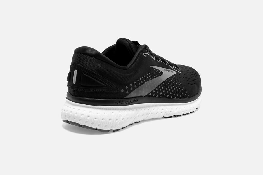 Brooks Israel Glycerin 18 Road Running Shoes Mens - Black/White - DAY-761539